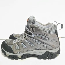 B32 Merrell Moab 3 Boots Womens 9 Grey J88792 Athletic Hiking Mid Top Boots