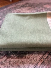 Vtg Orr Felt Orrspun Blanket Company Green Pure Wool Cottage Core 40’s