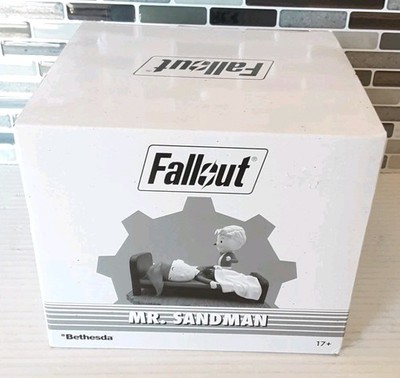 Bethesda Fallout Sealed Vault Boy Mr. Sandman Mini Statue Figure Deaths 2021