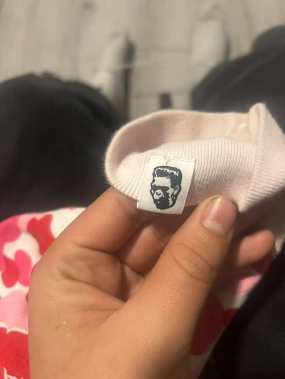 A Bathing Ape Pink Camo Full Zip Hooded Fleece Logo Hoodie Men's 2XL