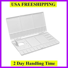 Artist’s Portable Large White Watercolor Paint Palette Case