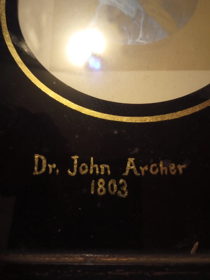 ST MEMIN RARE  1803 ORIGINAL DRAWING COPPER ETCHING AMERICAS FIRST DR ARCHER WOW - Image 4 of 4