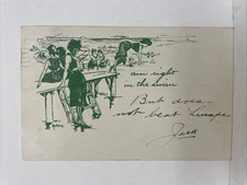 "All right in the swim" Atlantic City, New Jersey Postcard (1905)