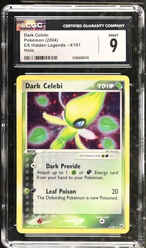 Dark Celebi graded CGC 9 for sale on eBay