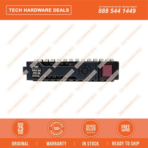 872483-005 HPE 1.2TB SAS 12G 10K SFF SC DS HDD - Afbeelding 3 van 4