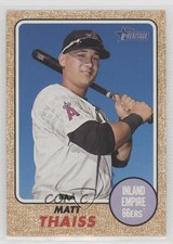 2017 Topps Heritage Minor League Edition Matt Thaiss #156 4nb