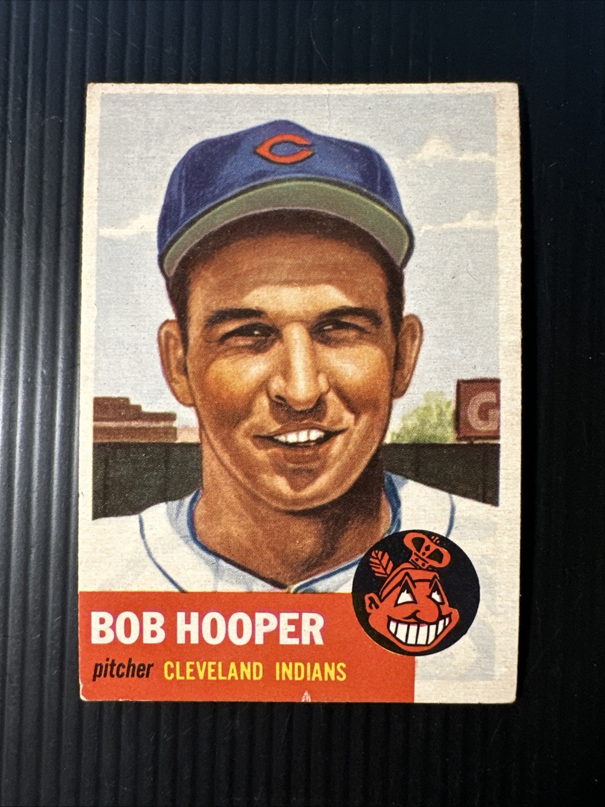 1953 TOPPS #84 BOB HOOPER CLEVELAND INDIANS VG-EX *Hot Corner Vintage* B
