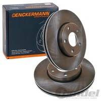 2X Denckermann Bremsscheiben 278Mm BelÜFtet Vorne Passend FüR Ford C-MAX Focus V