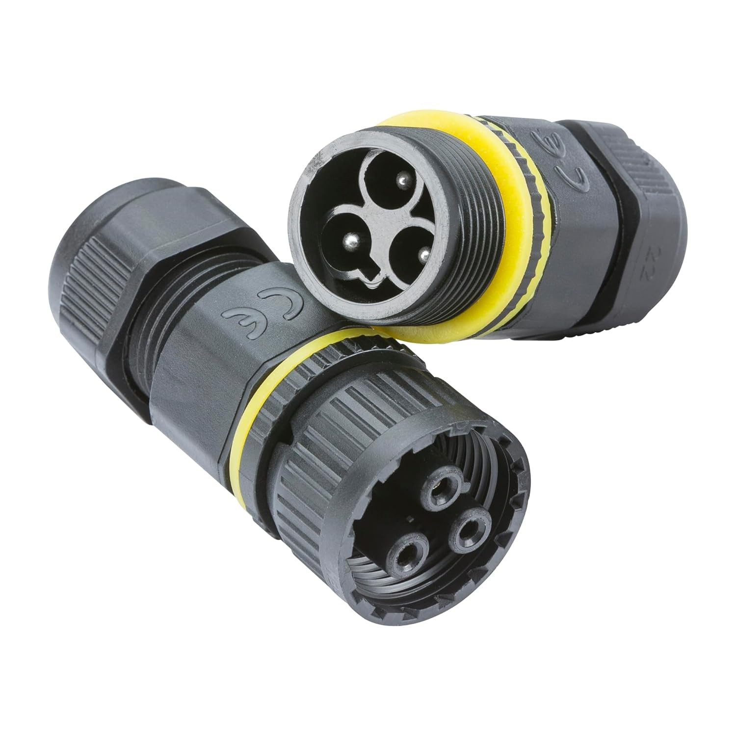 Knightsbridge JB0011 Weatherproof IP68 (@2bar) Plug and Socket Inline Cable Con