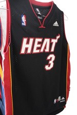 Adidas Official NBA Dwayne Wade #3 Miami Heat Stitched Jersey Size M