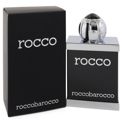 Rocco Black by Roccobarocco Eau De Toilette Spray 3.4 oz For Men New In Box