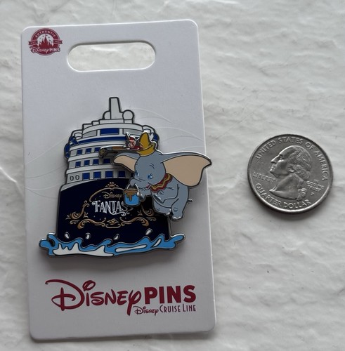 DISNEY CRUISE LINE DCL PIN FANTASY DUMBO TIMOTHY MOUSE PAINTING SHIP NEW ON CARD