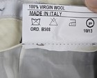 Santorelli NEW Black Luxury Serge Romeo Wool Dress Pants Size 50L Unfinished Hem — photo 6