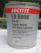 LB 8008 Copper Based Anti-Seize Lubricant, 2.5 Lb Can