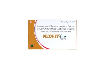 Neofit-Sure CoQ10 L Carnitine DHA EPA 10 Tablets Supplement