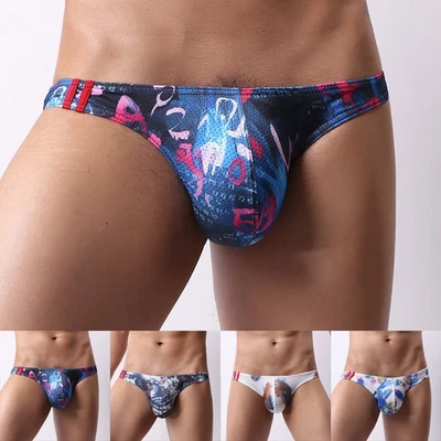 Hommes Sexy sous-Vêtement Slips Taille Basse Bikini String Slip Culotte - Photo 1/4