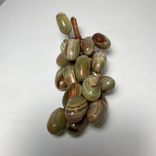 Vintage Green Onyx Grape Cluster Green Stone Grape Cluster Table Decor