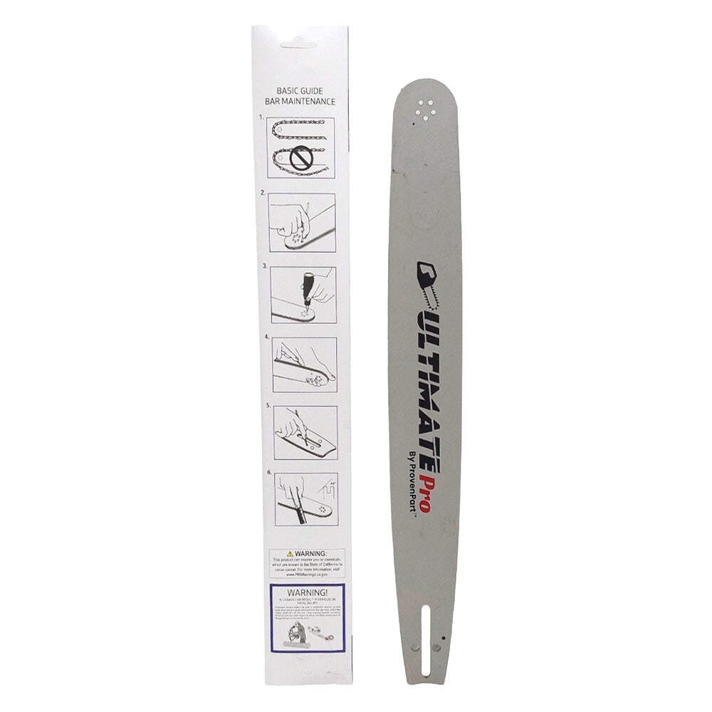 20" Chainsaw Guide Bar 208RNDK095 With 4 Chains 3/8" .058" 72 Drive Links RN UH