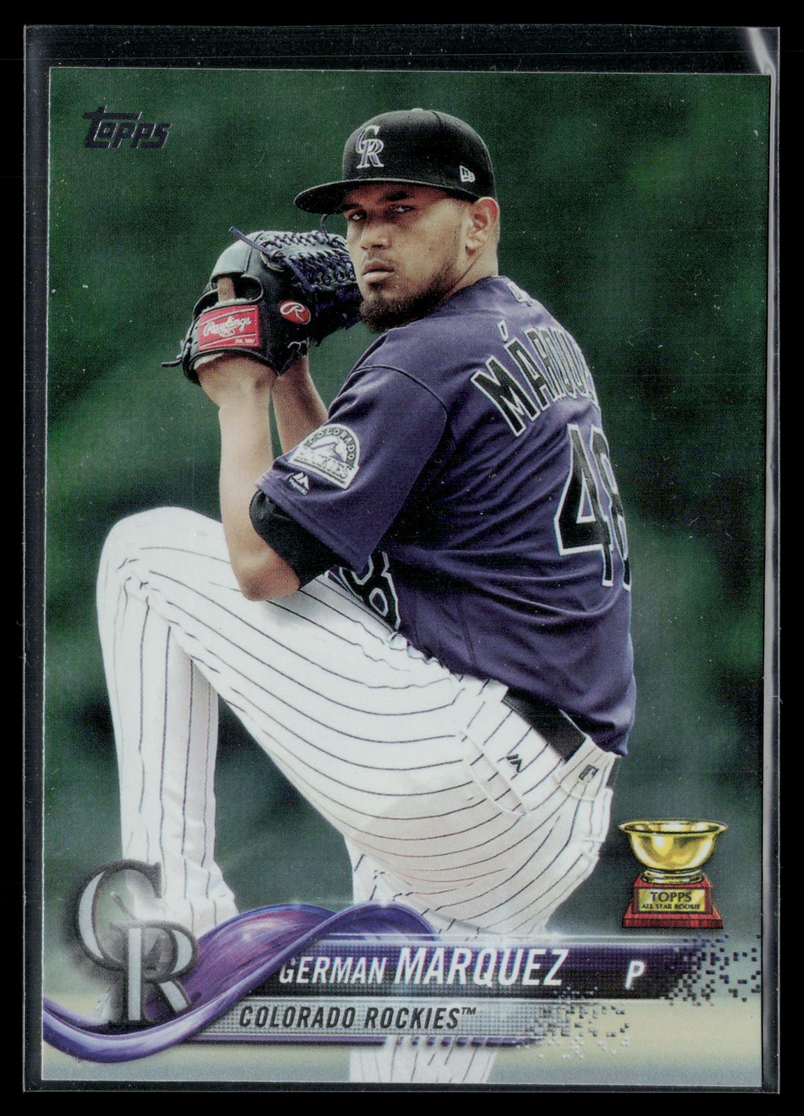 German Marquez 2018 Topps #534 Colorado Rockies