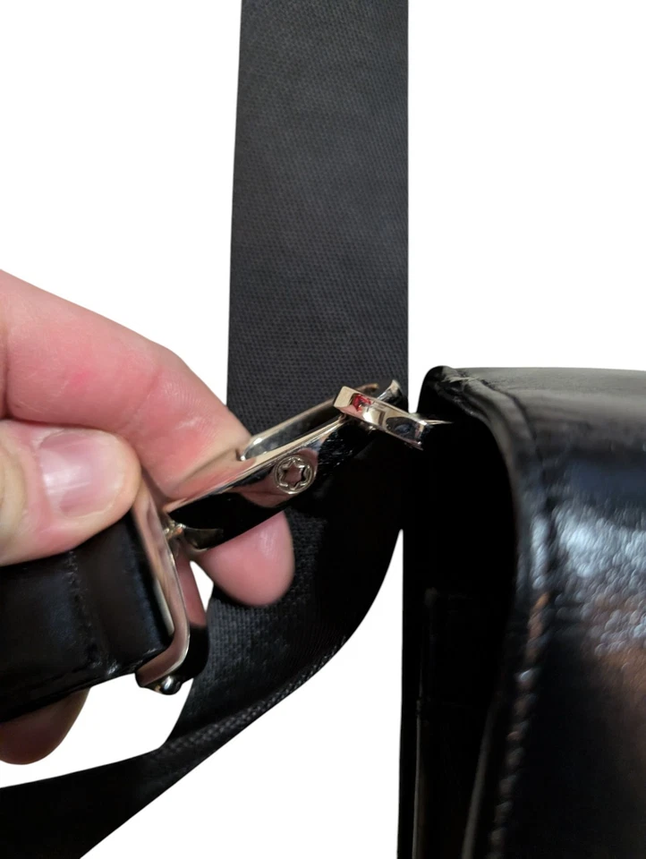 Montblanc Meisterstuck Briefcase With Lock and Removable Strap - Image 4 of 4