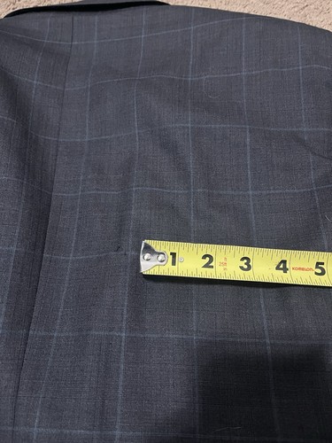 Ermenegildo Zegna 15milmil15 Gray Windowpane Wool Silk Suit 56L Two Piece $3295 - Picture 8 of 22