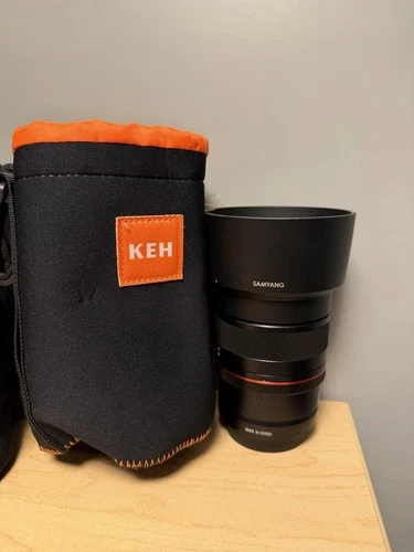 Samyang MF 85mm F1.4 RF Full Frame Portrait Lens Canon RF Mount - product listing photo