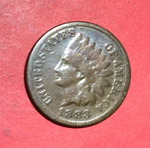 1883 US Indian Head Cent! Very Good! Old US Coin!