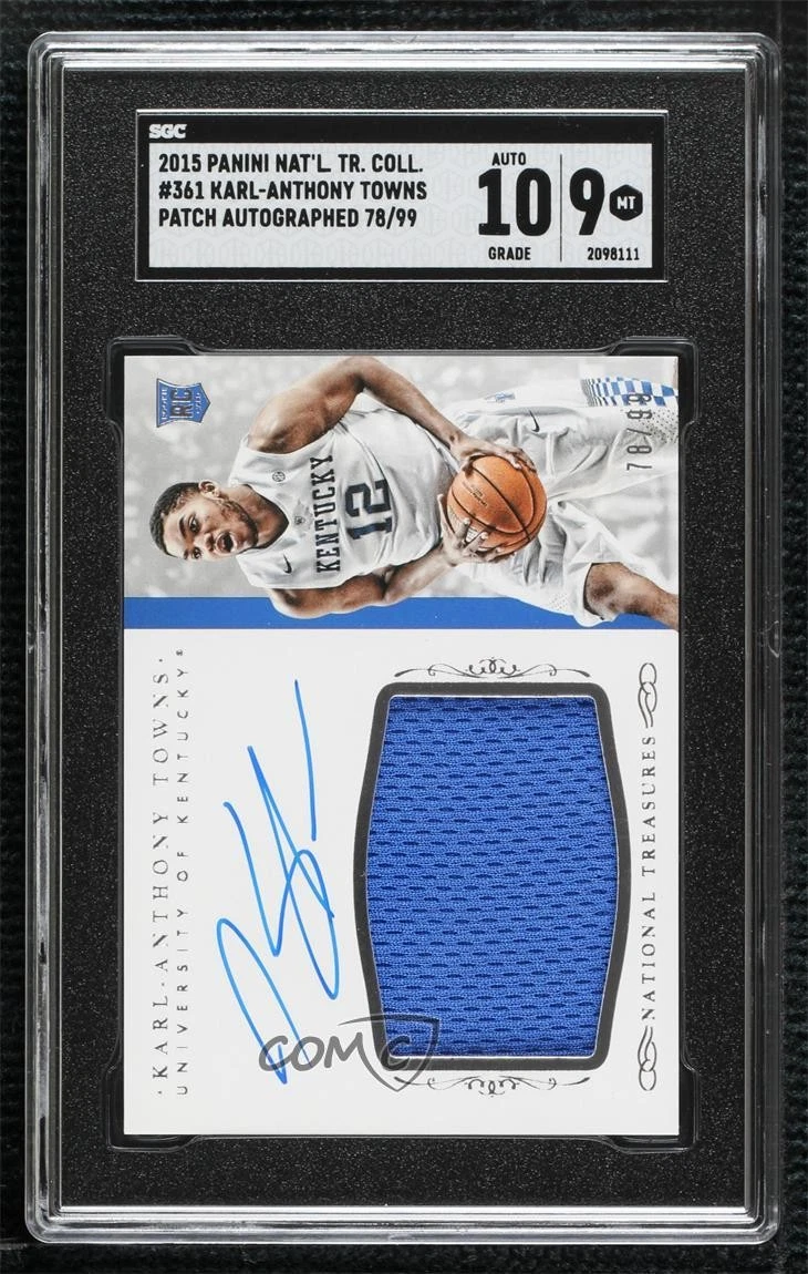 2015 Panini National Treasures College - Karl-Anthony Towns #361