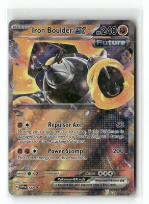 Iron Boulder ex 147 Holo Promo Scarlet & Violet Promo Pokemon Holo Near Mint