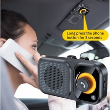 Wireless Bluetooth 5.0 Hands Free Car Kit Speakerphone Speaker Phone Visor Clip