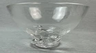 Vintage Signed Steuben Crystal Glass Spiral 7" Bowl Designed Donald Pollard