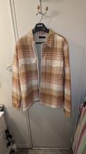 AllSaints Plaid Check Sherpa Lined Jacket Size XXL