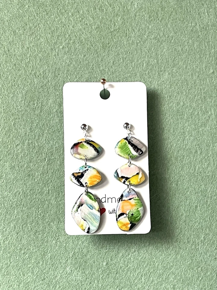 Ohrringe Polymer Clay Handmade
