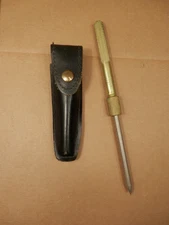 EZE-LAP DIAMOND “M” Knife Sharpener with Leather Belt Sheath ~ Westminster CA