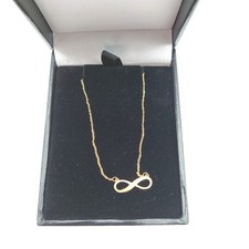 Amazon Essentials Halskette Infinity aus 9 kar&auml;tigem Gelbgold ehemals Amazon