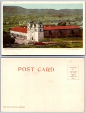 Mission Santa Barbara CA Postcard