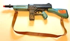 Vintage Marx WWII Thompson Machine Gun w/ Strap 1960's Works Great 19" Long