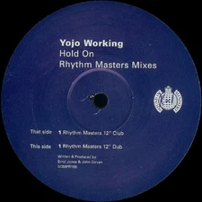 YoJo Working - Hold On (Rhythm Masters Mixes) - UK Promo 12" Vinyl - 1996 - S...