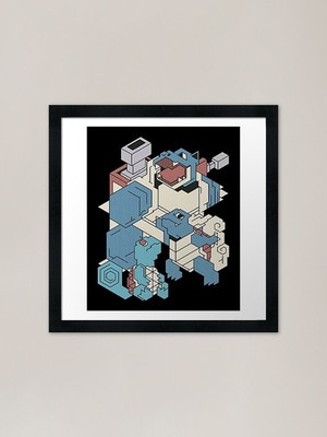 Wasser Evolution gerahmter Kunstdruck gerahmtes Wandbild Poster Leinwanddruck Bild