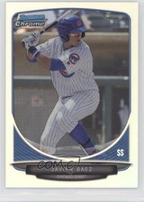 2013 Bowman Draft Top Prospects Chrome Refractor Javier Baez #TP-27 0us1