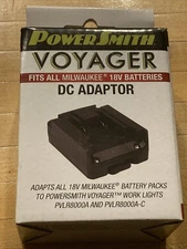 POWERSMITH Voyager Work Lights DC Battery Adapter for 18-Volt Milwaukee Packs