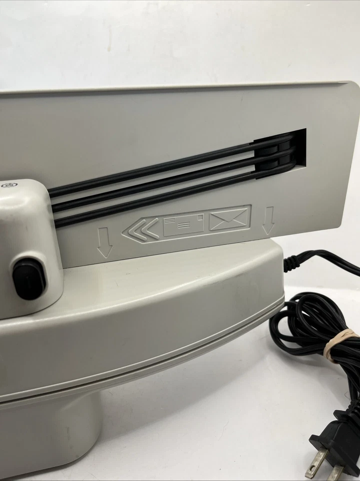 Martin Yale Tipo 396 Modelo 1628 Automático Eléctrico Escritorio Abridor de Cartas Probado Foto 3 de 4