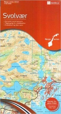 Svolvaer 10137 Map Furthest inland part of Lofoten - 7071940101372