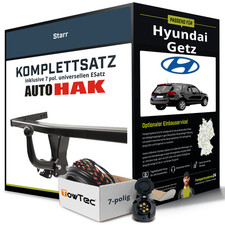 Anhängerkupplung starr für HYUNDAI Getz +E-Satz NEU PKW
