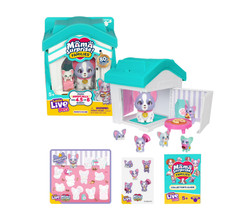 Little Live Pets Mama Surprise Families Playset with Collectible Babies and Mama