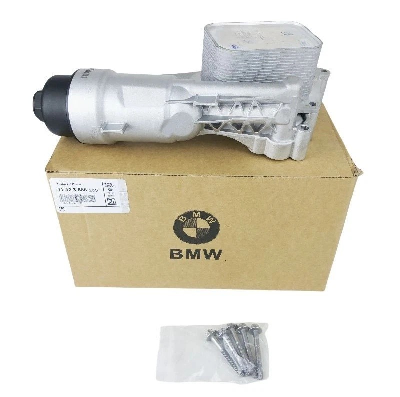 Engine Oil Cooler Filter Housing 11428585235 NEW For BMW i8 X1 X2 Mini Cooper