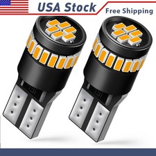 2 Pcs Auxito Amber T10 Led Interior Map Light Bulbs W5w 2825 192 168 194 24x P 2 Pcs Auxito Amber T10 Led Interior Map Light Bulbs W5w 2825 192 168 194 24x P