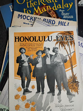 vintage sheet music lot of 16