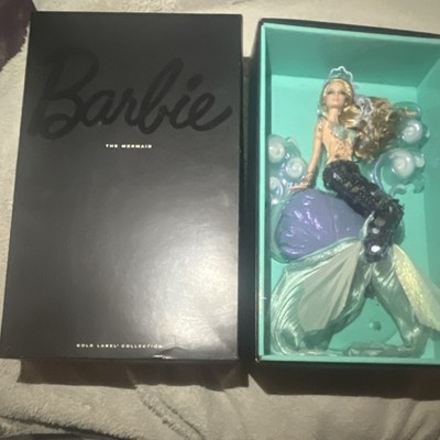 LIMITED EDITION 4,300 SOLD! Barbie Gold Label Collector The Mermaid Mattel doll