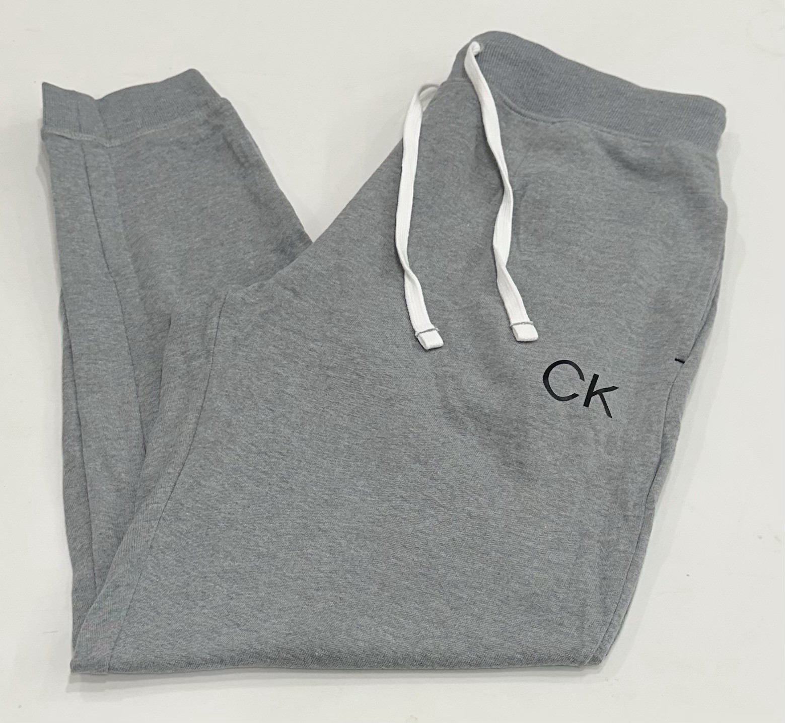 Calvin Klein Women's One-Piece Logo Jogger Pants, Gray, Size L